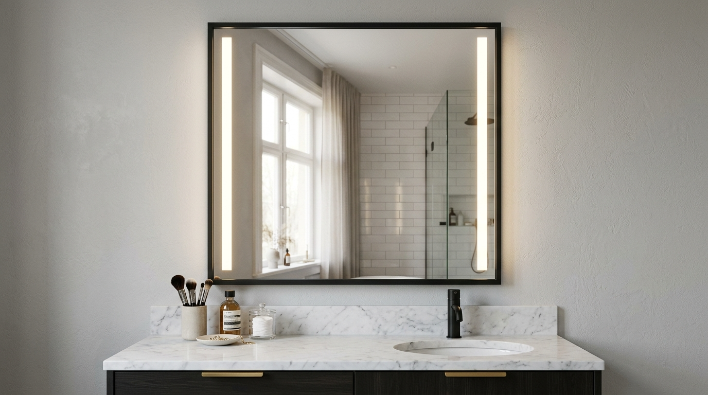 Use a dimmable mirror for flexibility